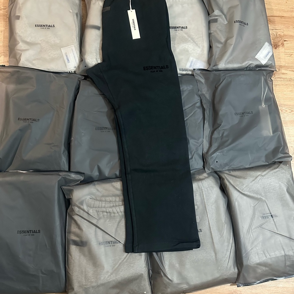 Essentials Black Sweatpants